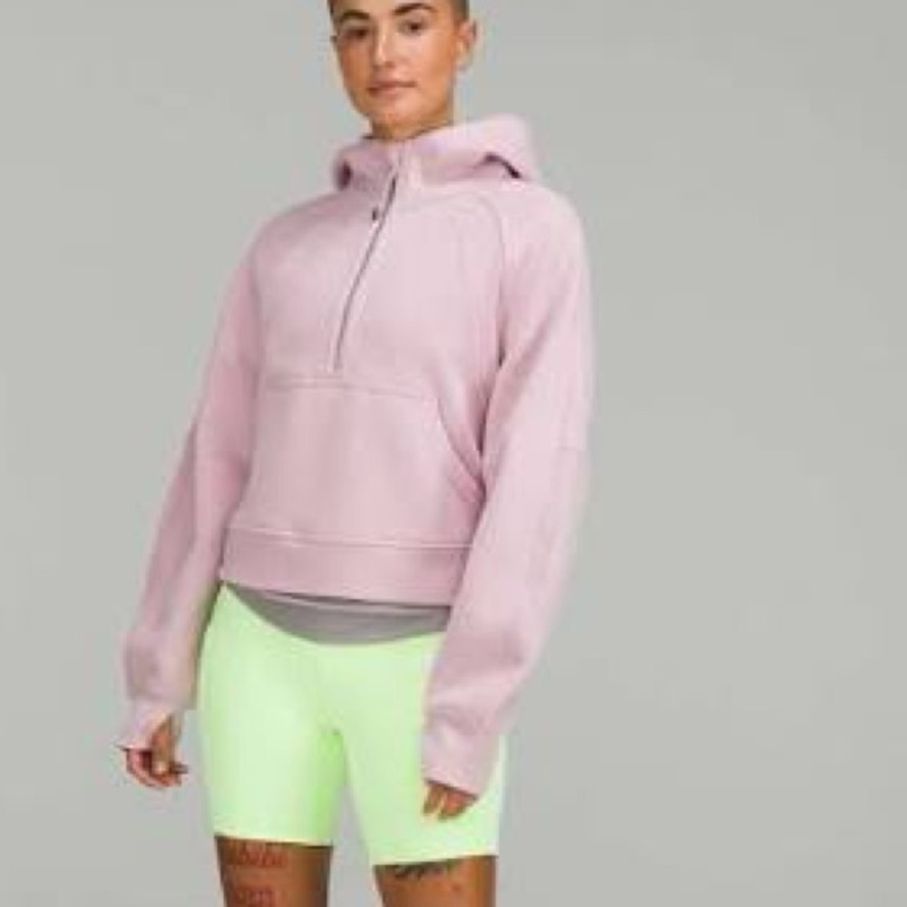 🚩Lululemon Scuba Oversized Half-Zip Hoodie
Pink Peony XS Small